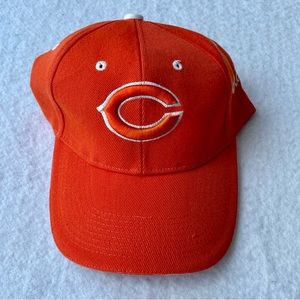 Chicago Bears Orange Baseball Hat Velcro Back